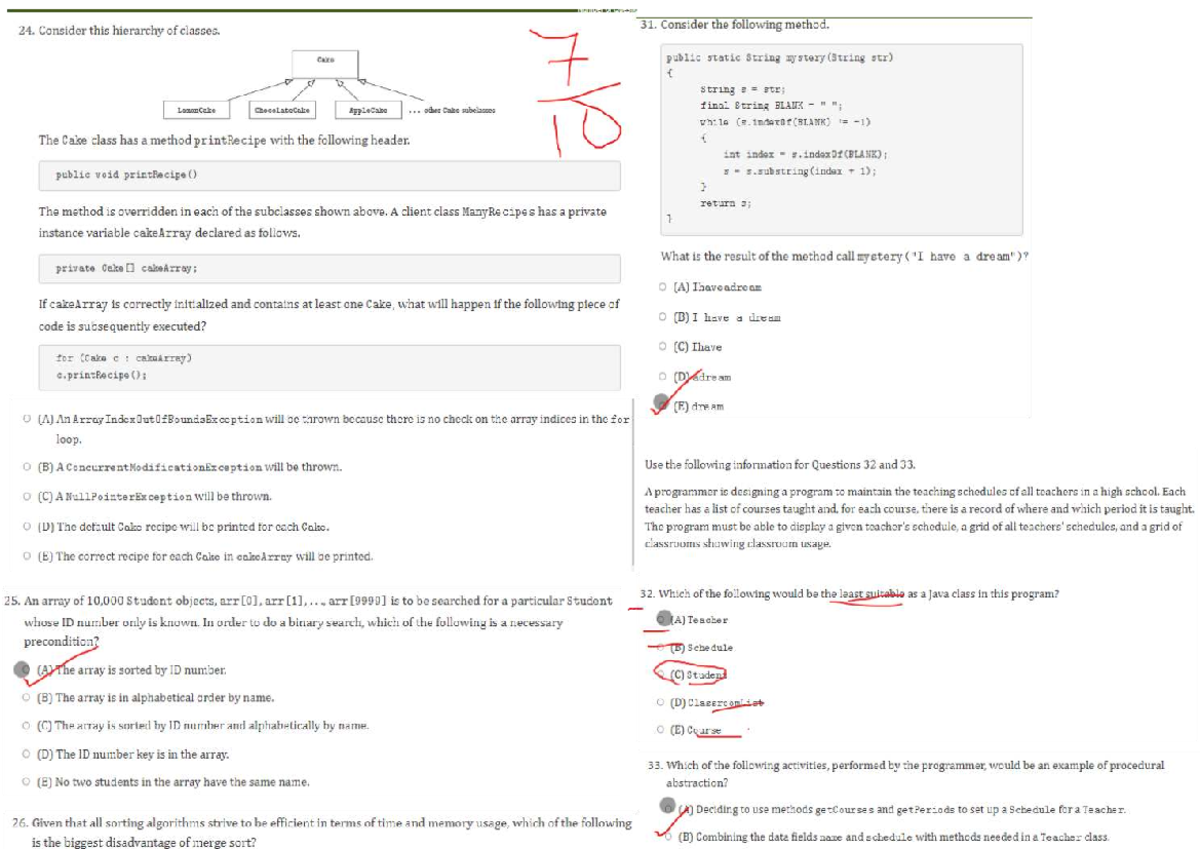 CS101: Cake Class Hierarchy and Exception Handling Notes - Studocu