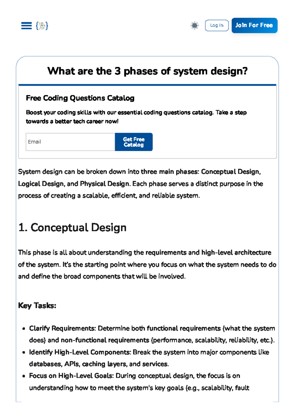 What are the 3 phases of system design - What are the 3 phases of ...