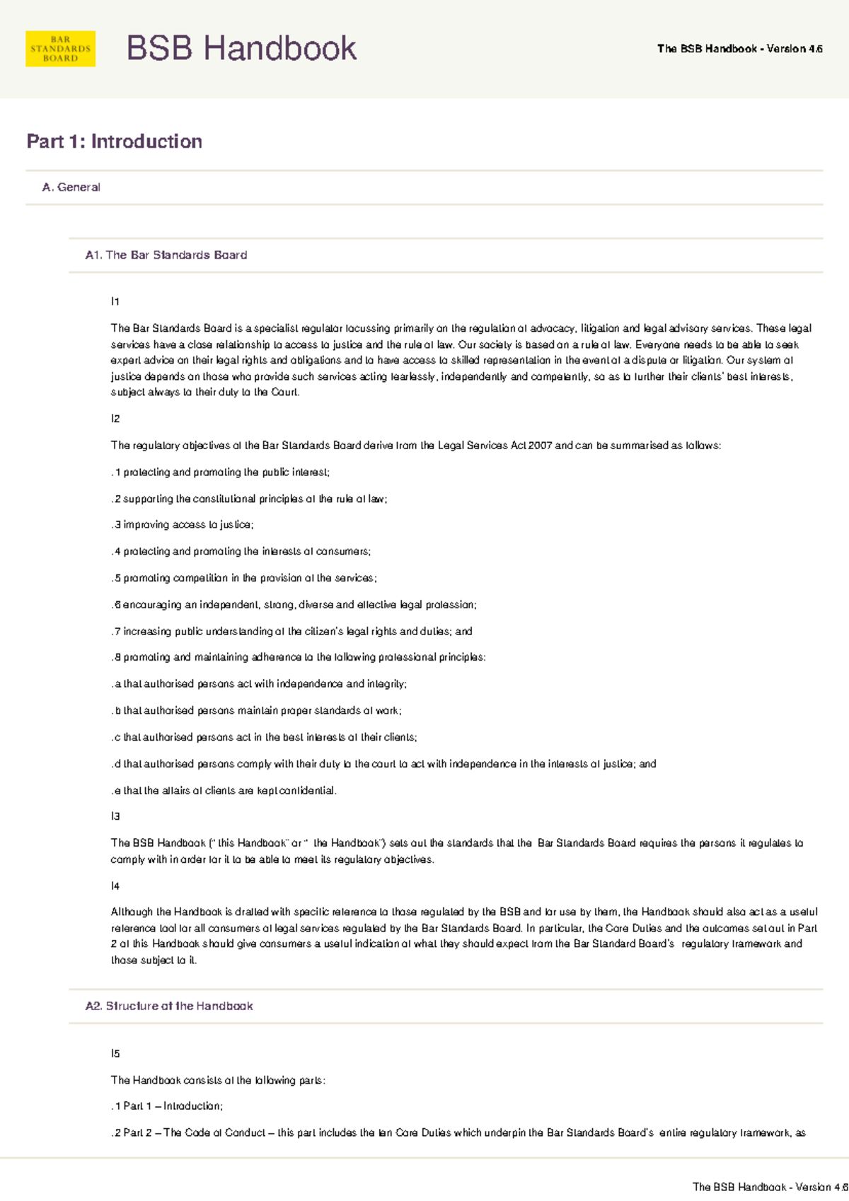 Ethics in Law where you will find core duties - Part 1: Introduction A ...