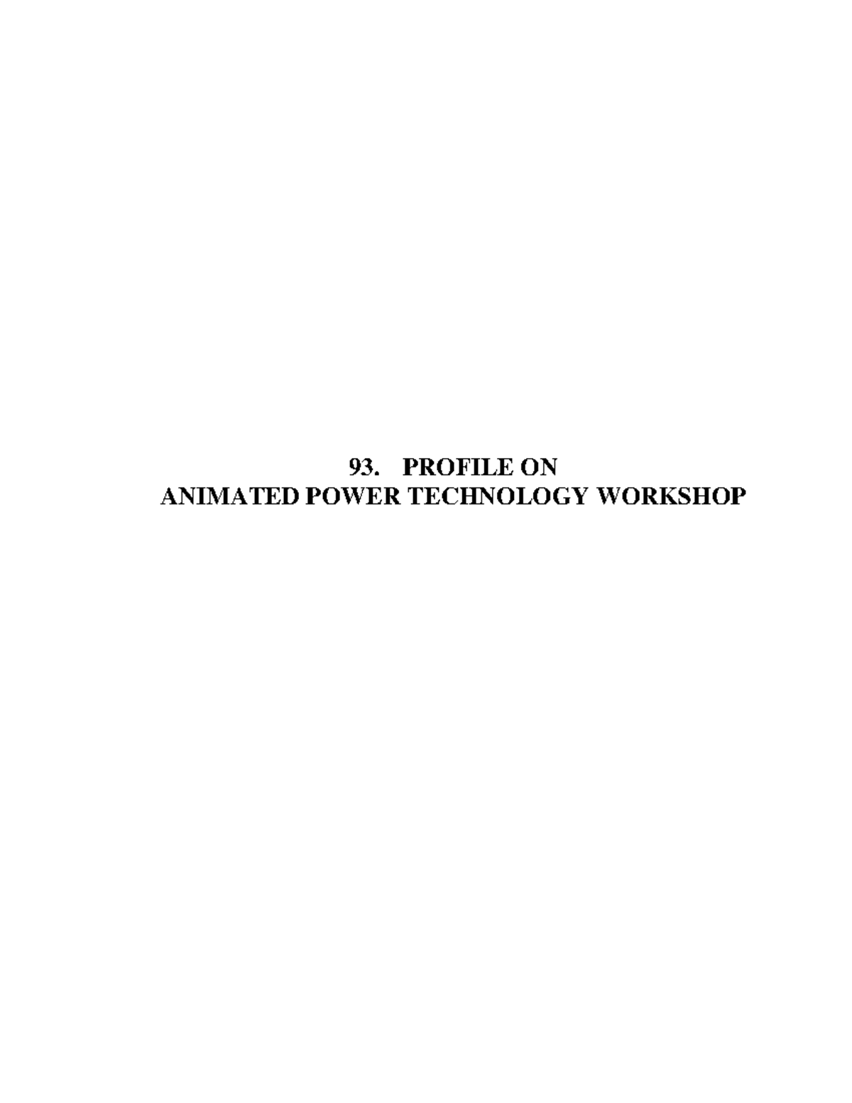 93ANIM~1 - Project Proposal for Animated Power Technology Workshop ...