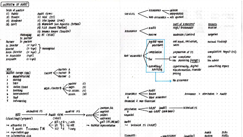 AT- Notes- Pinnacle - Overview of Audit Practices and Assurance Reports ...