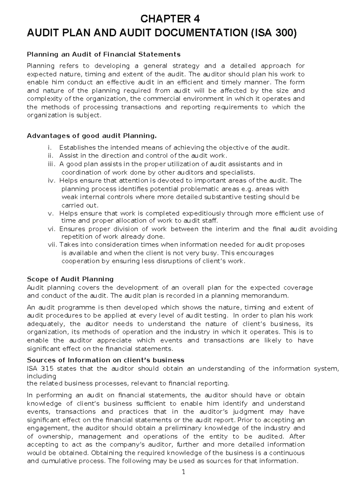Audit Evidence Review - Key Notes for Effective Auditing - Studocu