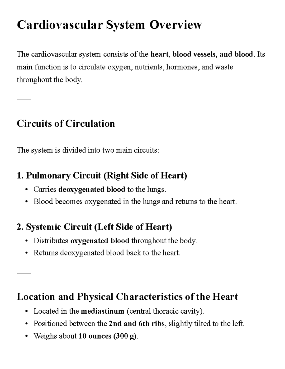 AP2 Lab 3: Overview of the Cardiovascular System - Studocu