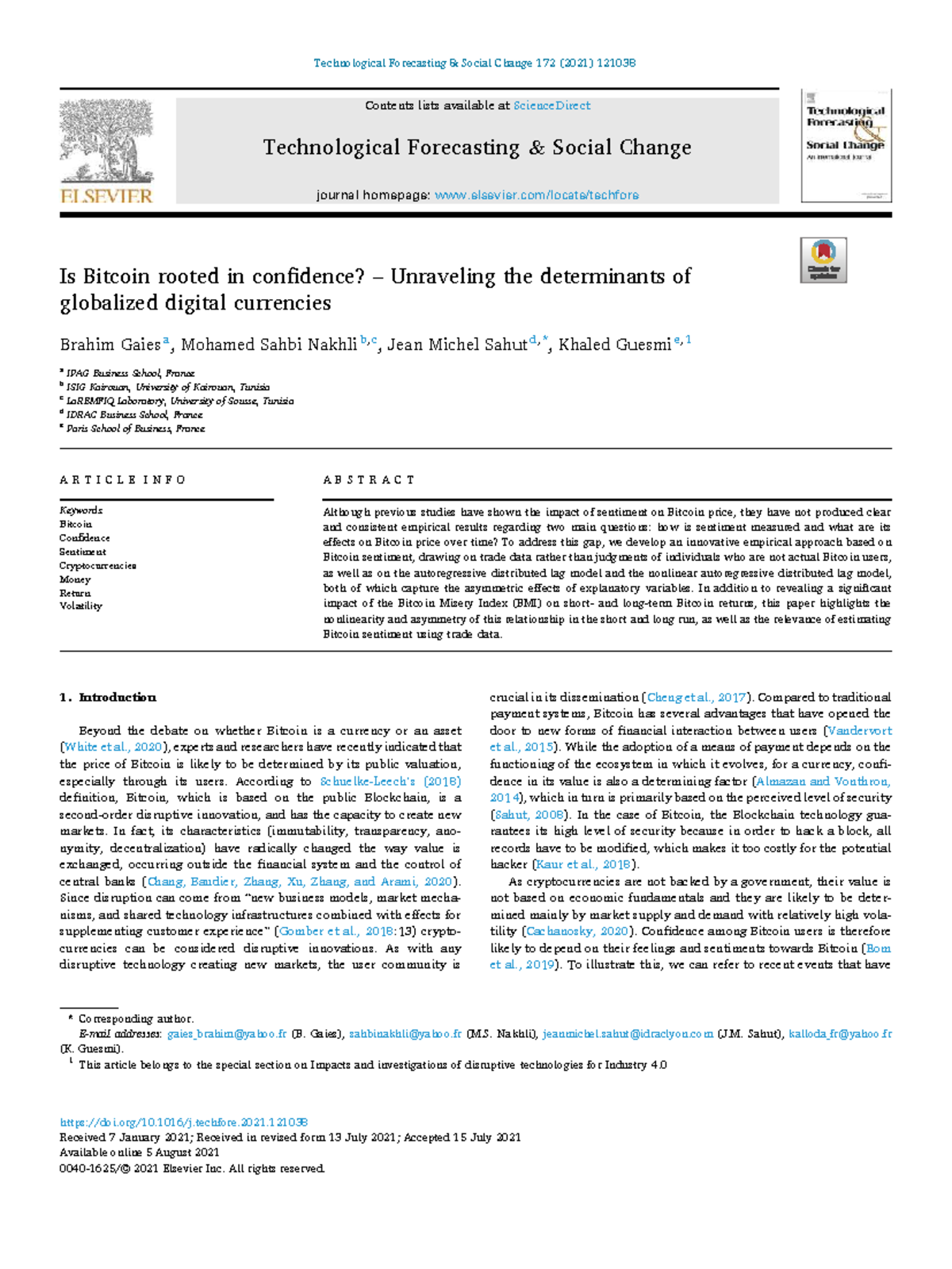 Is Bitcoin Rooted in Confidence? Analyzing Sentiment's Impact on BTC ...