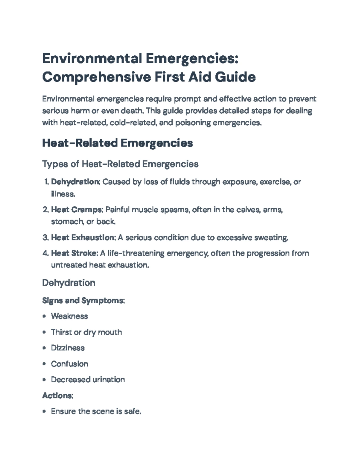First Aid Guide for Common Emergencies: Essential Responses and ...