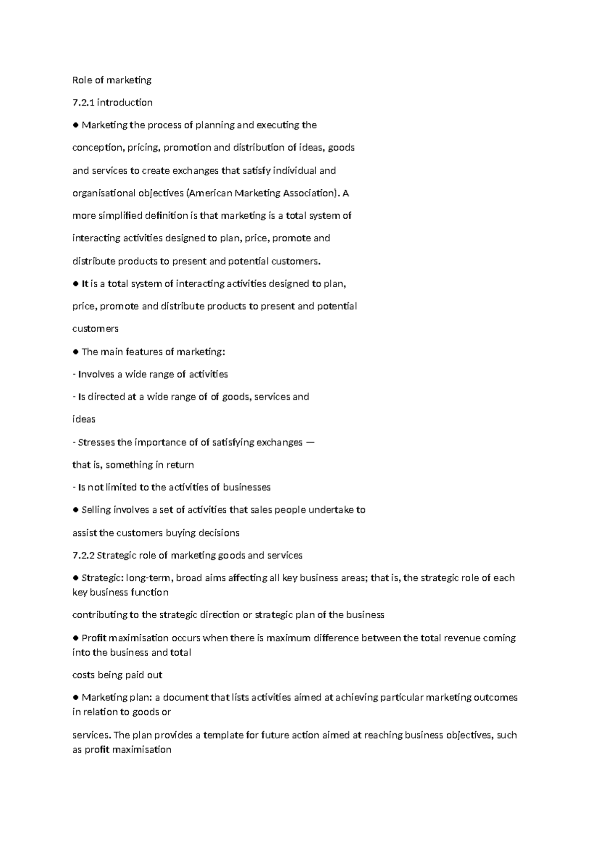Marketing Strategies and Their Role in Business Success (ECO 7.2.1 ...