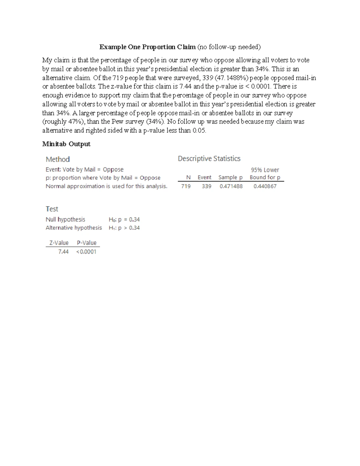 Basic Methods to Compare Data in Minitab - Basic Methods of Comparing ...
