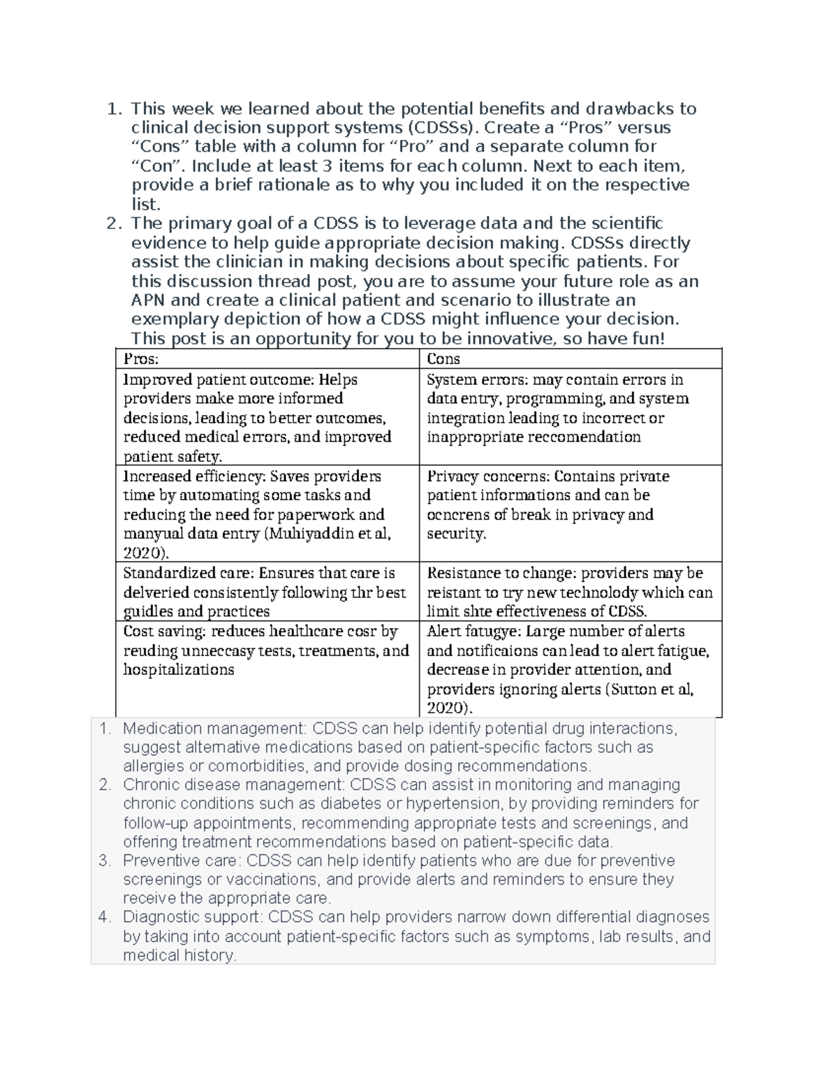 Week 5 discussion 599 - week 5 assignment - 1. This week we learned ...