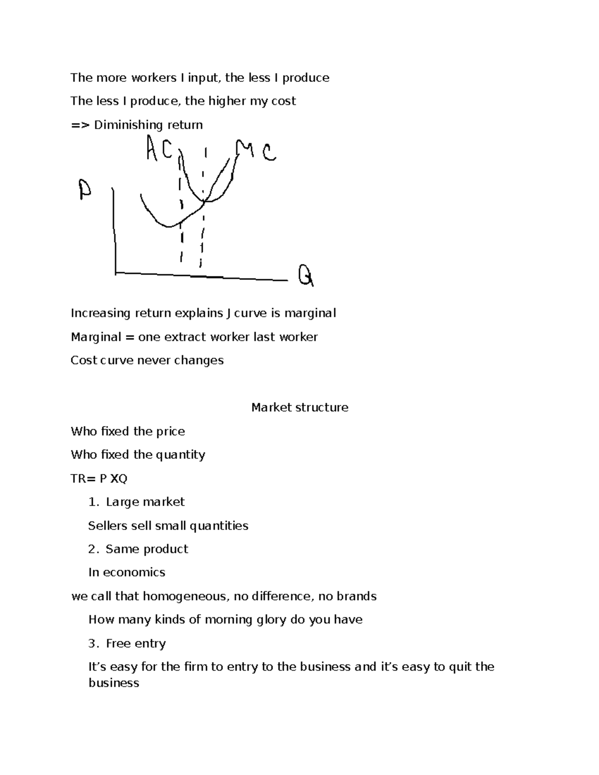 BE buoi 5 - Lecture Notes on Market Structures for Final Exam Prep ...