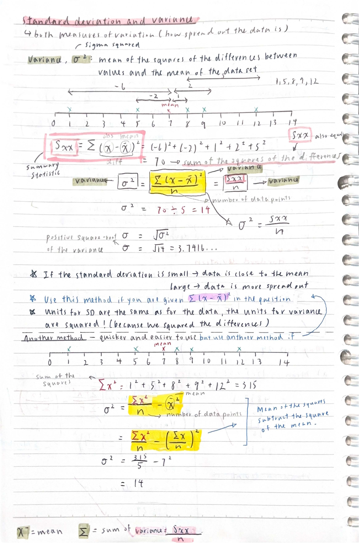 Standard deviation and variance - Studocu