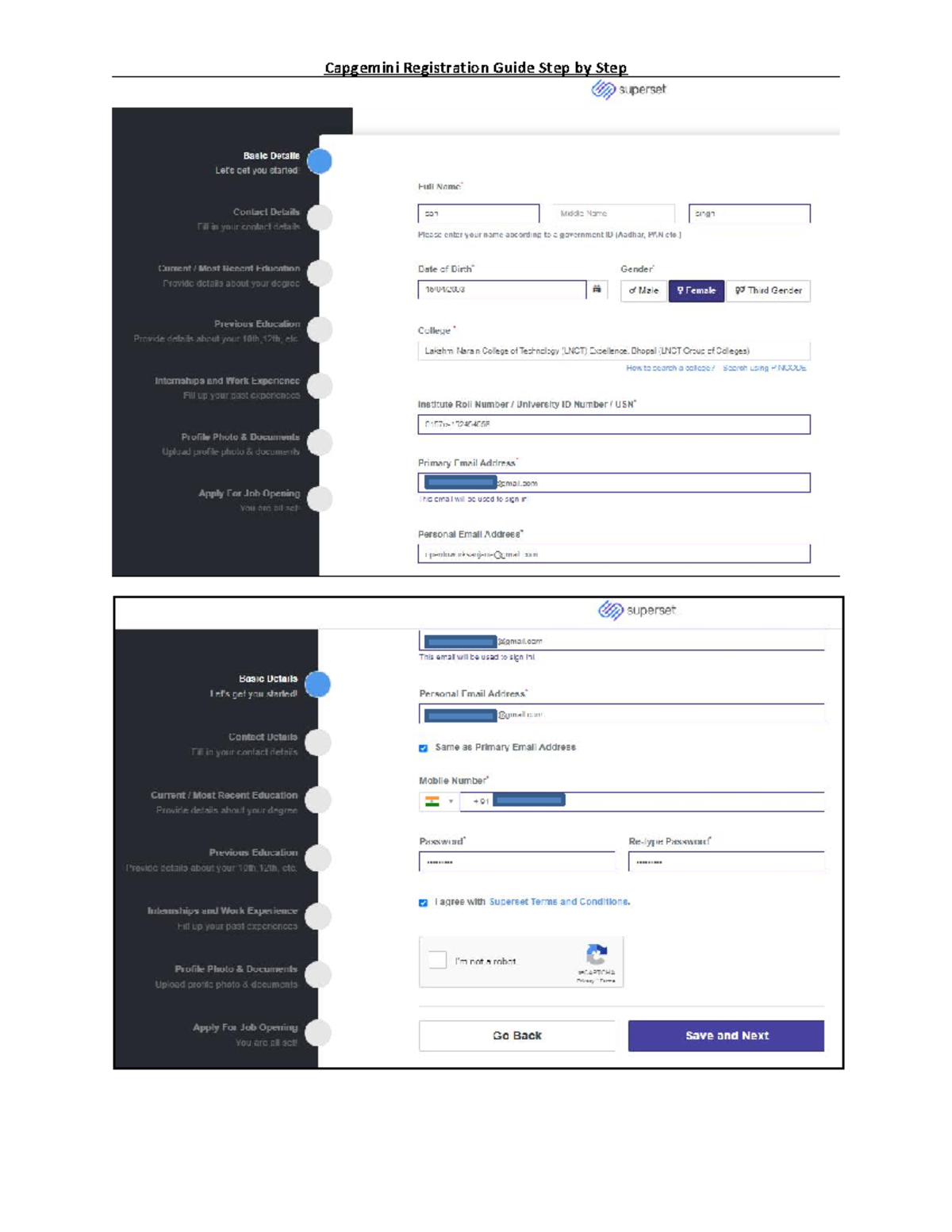 Capgemini Registration Guide: Step-by-Step Instructions for Application ...