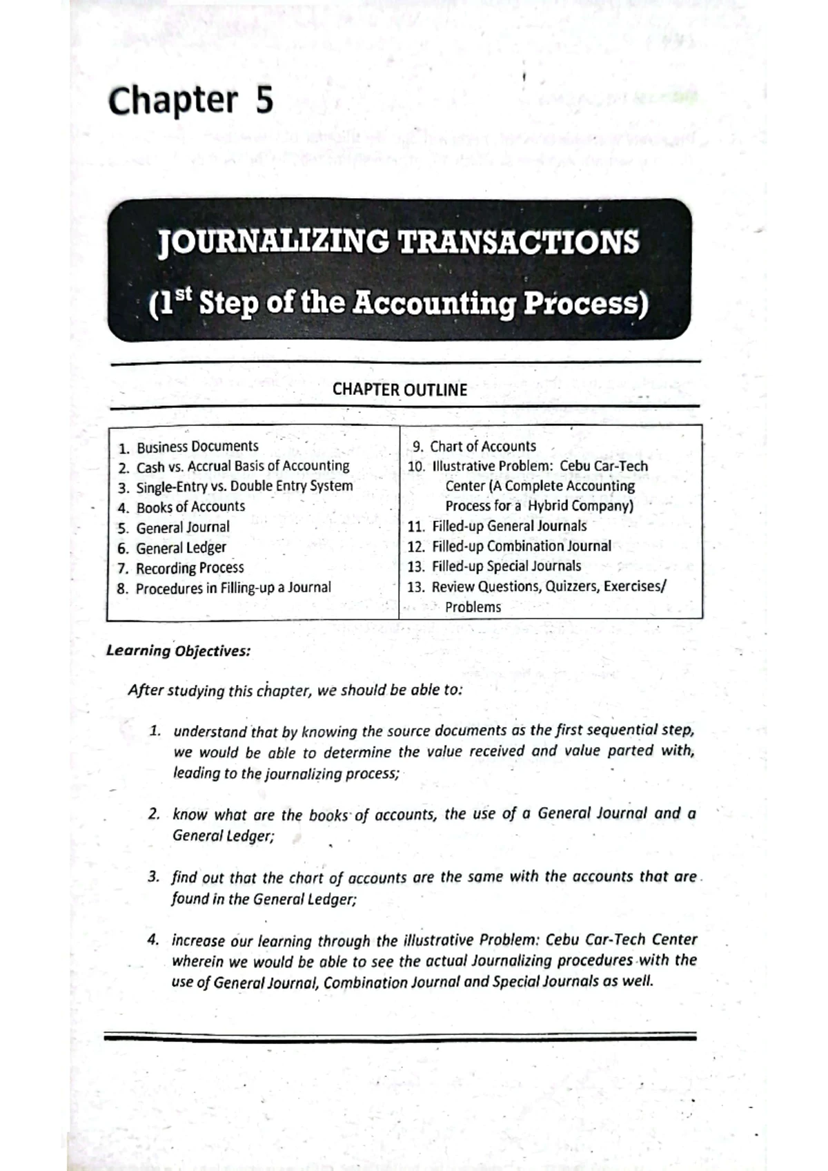 ACC 111 Comprehensive Lecture Notes - Studocu