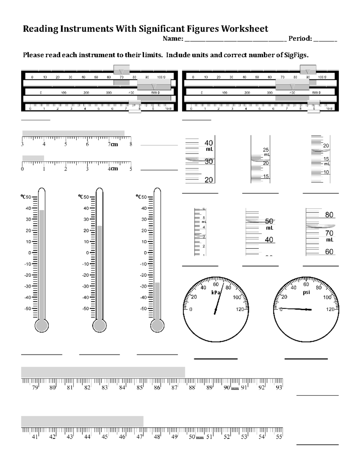 Kami Export - Significant Figures in Reading Instruments Worksheet ...