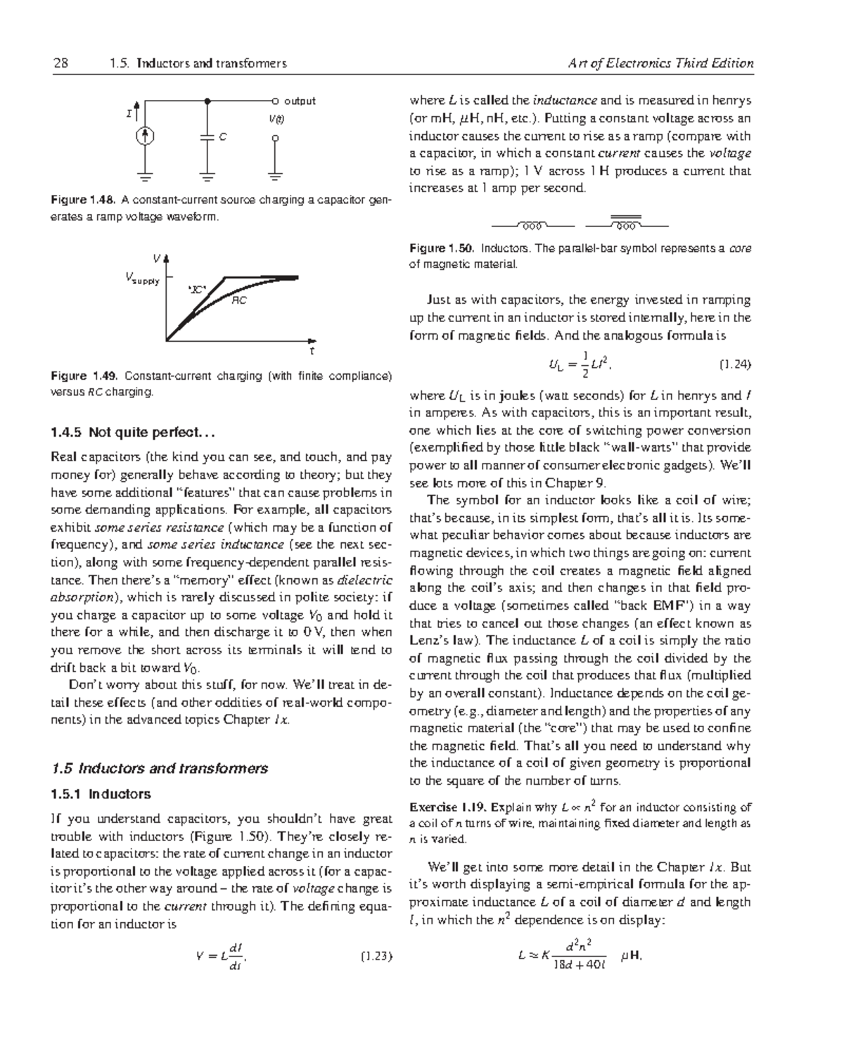 Art of Electronics 3rd Ed: Inductors & Transformers (Ch 1.5) - Studocu