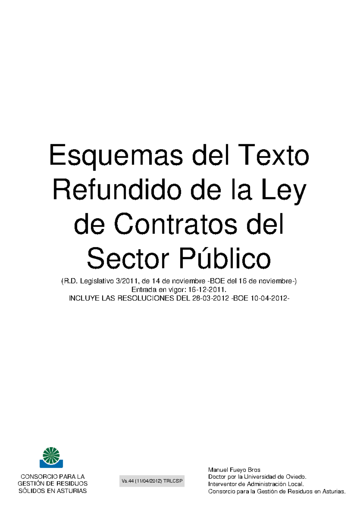 Esquemas de la Ley de Contratos (Nueva LCSP 2) - Análisis Detallado - Document Preview