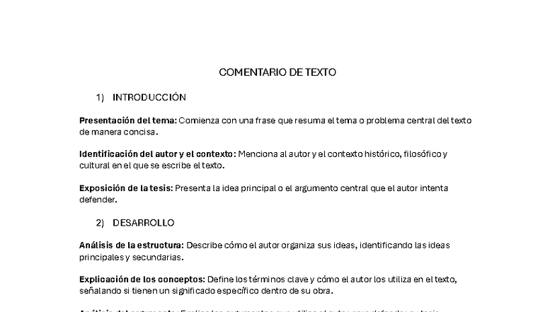 Comentario De Texto Sobre Plat n Filosof a 1 Bachillerato Studocu