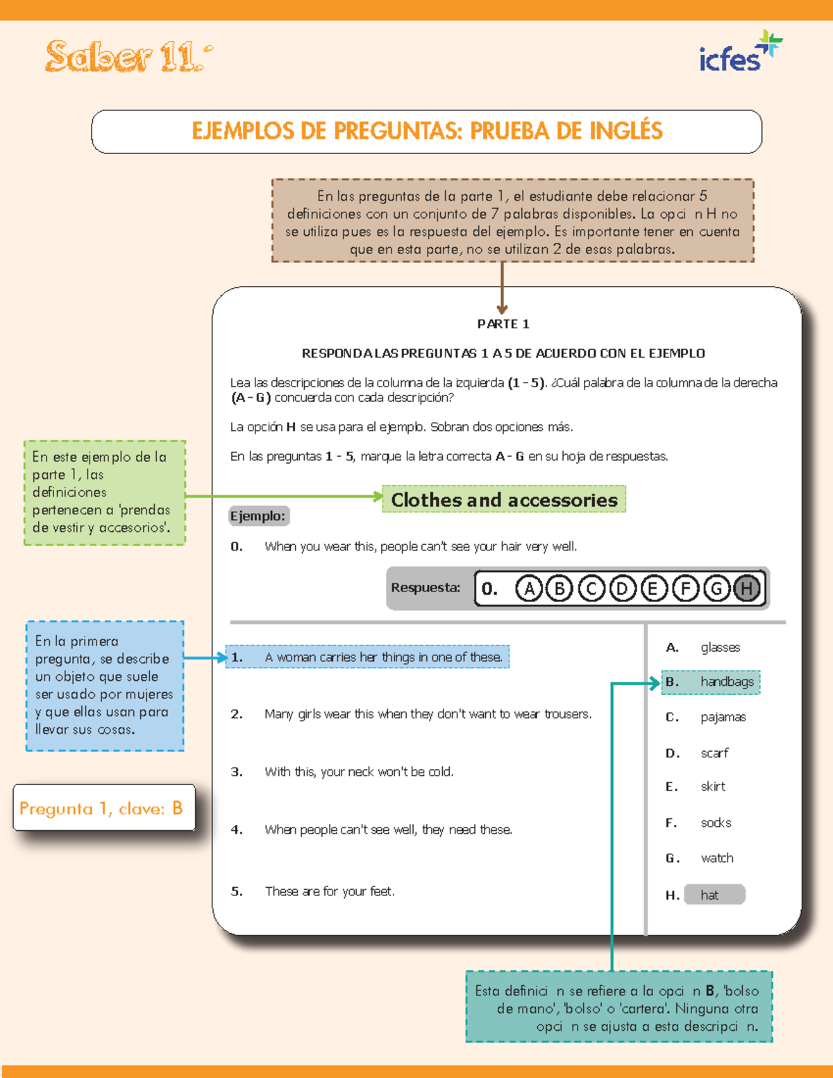 Icfes Práctica: Ejemplos de Preguntas de Prueba de Inglés - Studocu