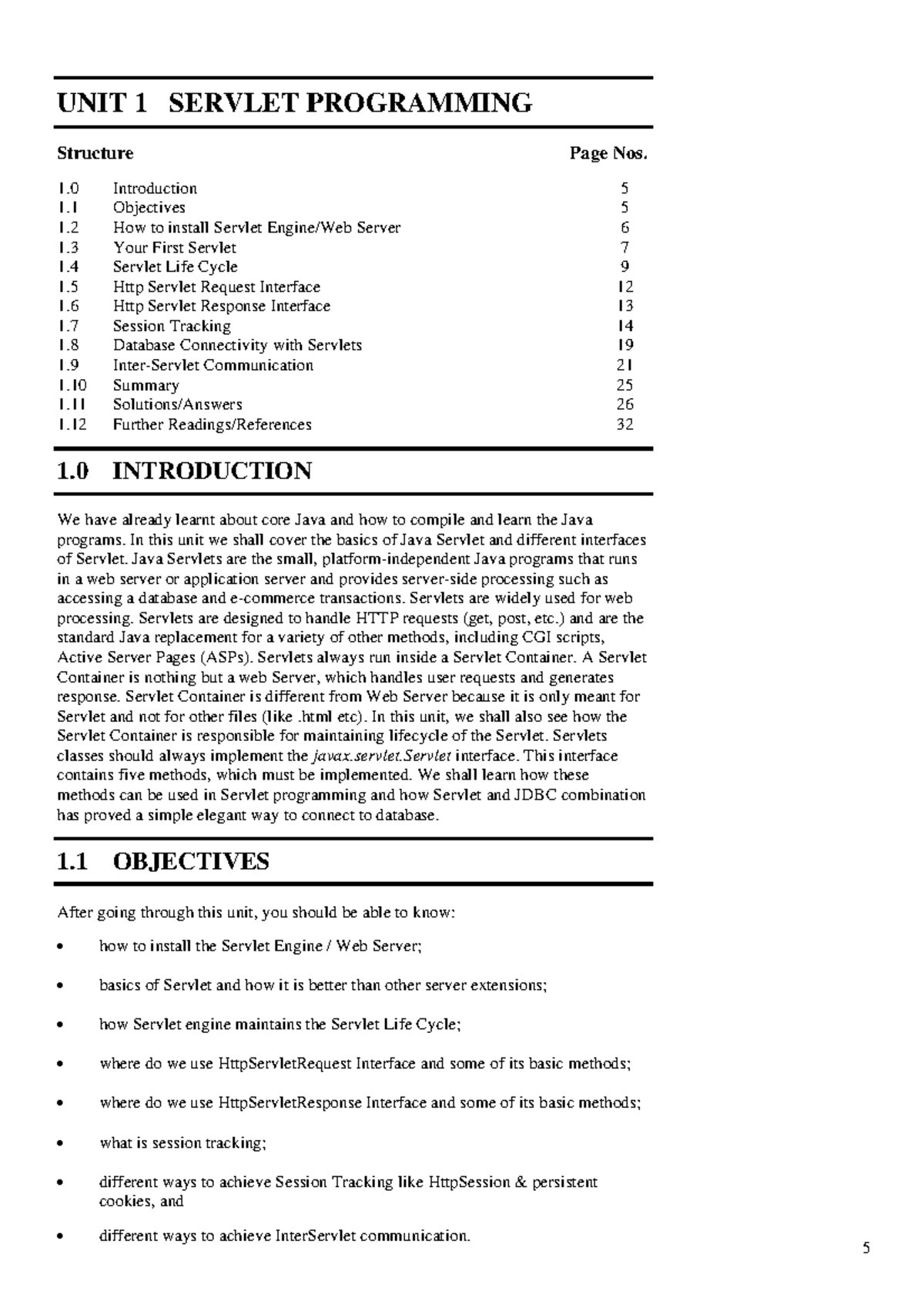 Advanced Internet Technologies 051: Servlet Programming Guide - Studocu