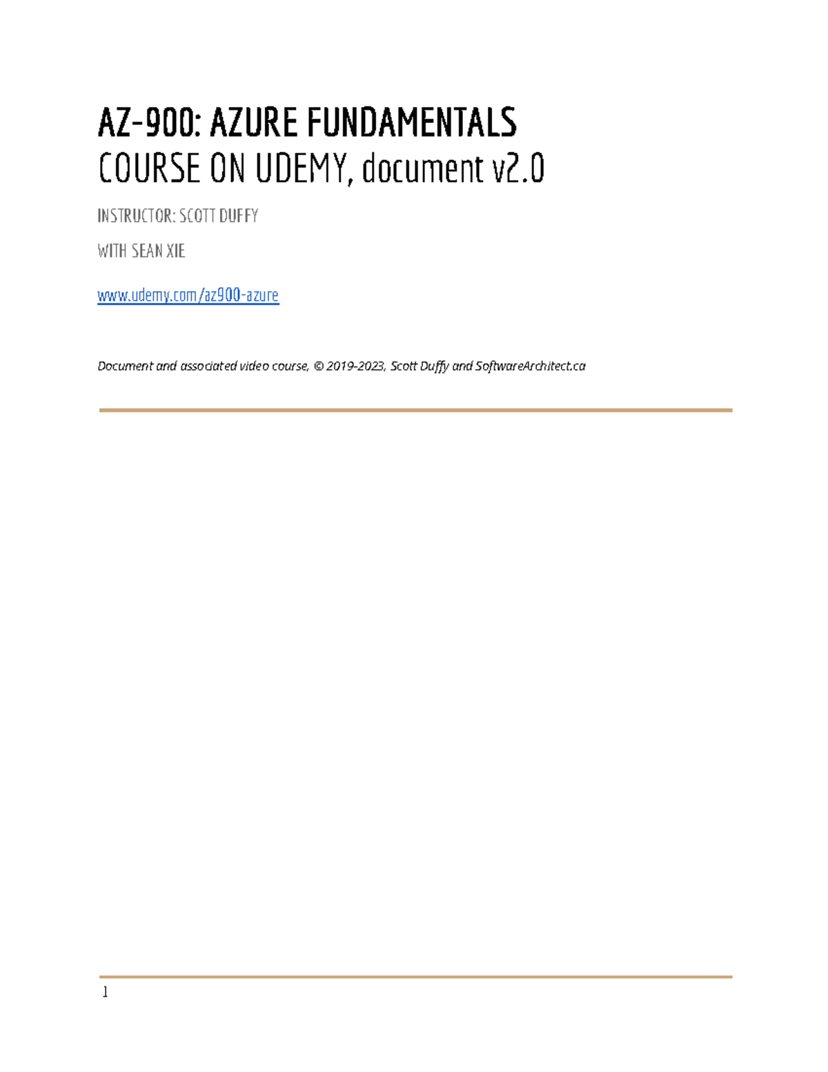 AZ-900 Study Guide: Azure Fundamentals Exam Preparation Notes - Studocu