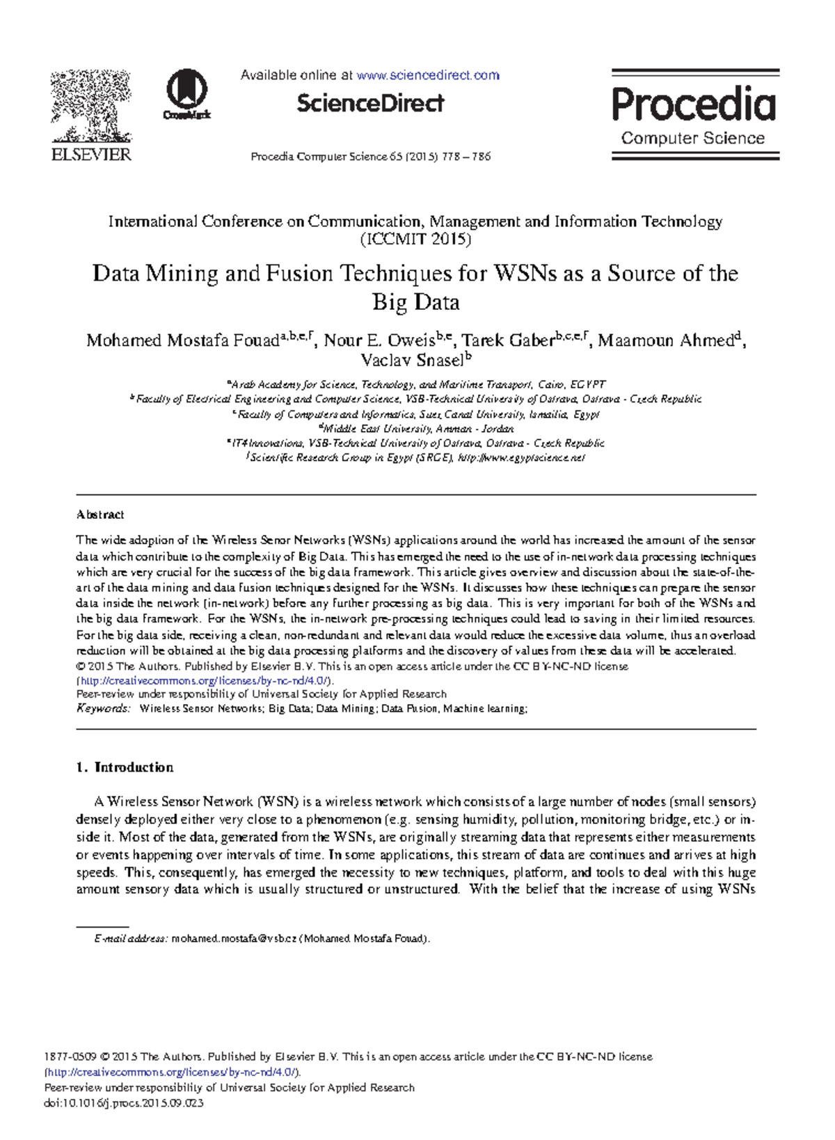 1-s2 - ... - Procedia Computer Science 65 ( 2015 ) 778 – 786 1877-0509 ...