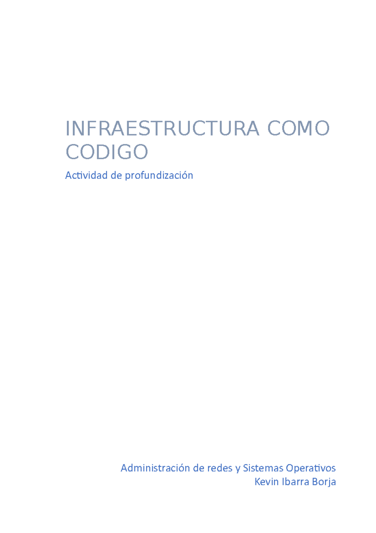 Profundización - Nota: A - Administración de redes y sistemas ...