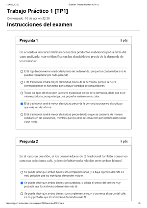 Tp Economia Enunciado Trabajo Pr Ctico Tp Empezar Tarea Individual Importante Leer