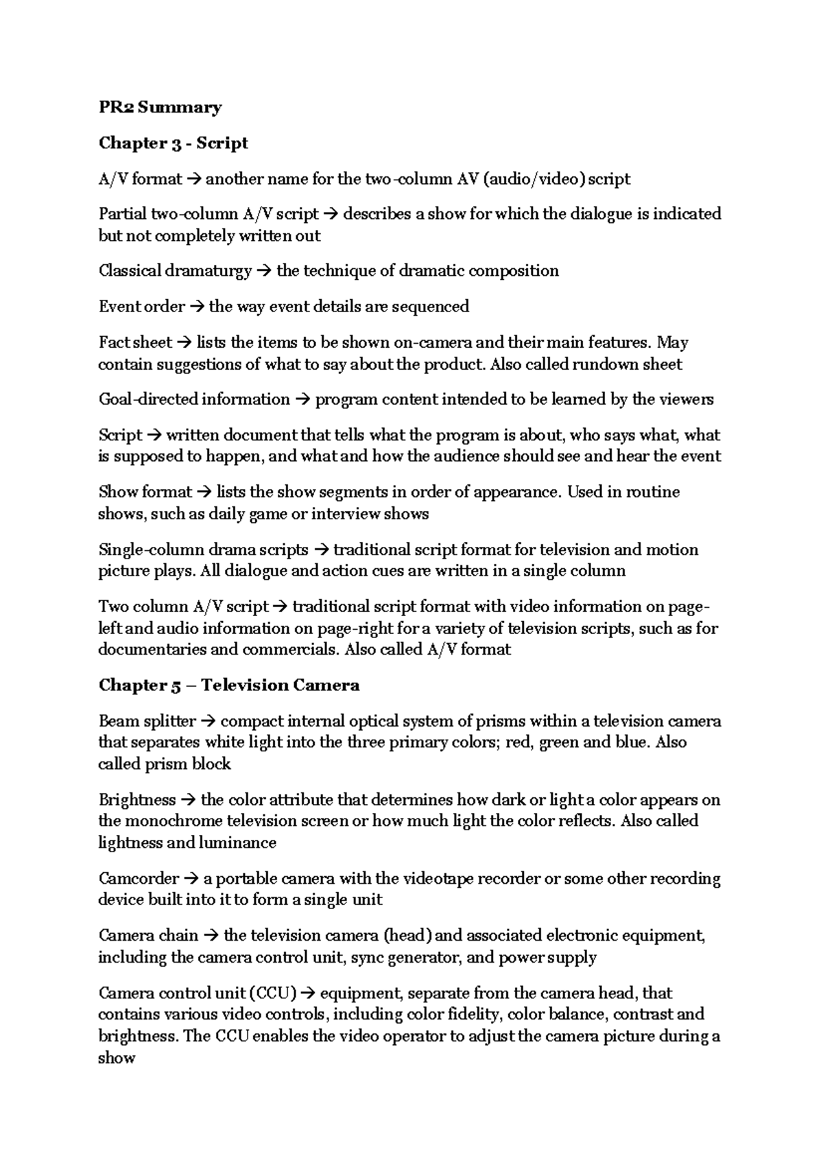PR2 Summary: Key Concepts from Chapters 3, 5, 7, 9, & 19 - Studeersnel