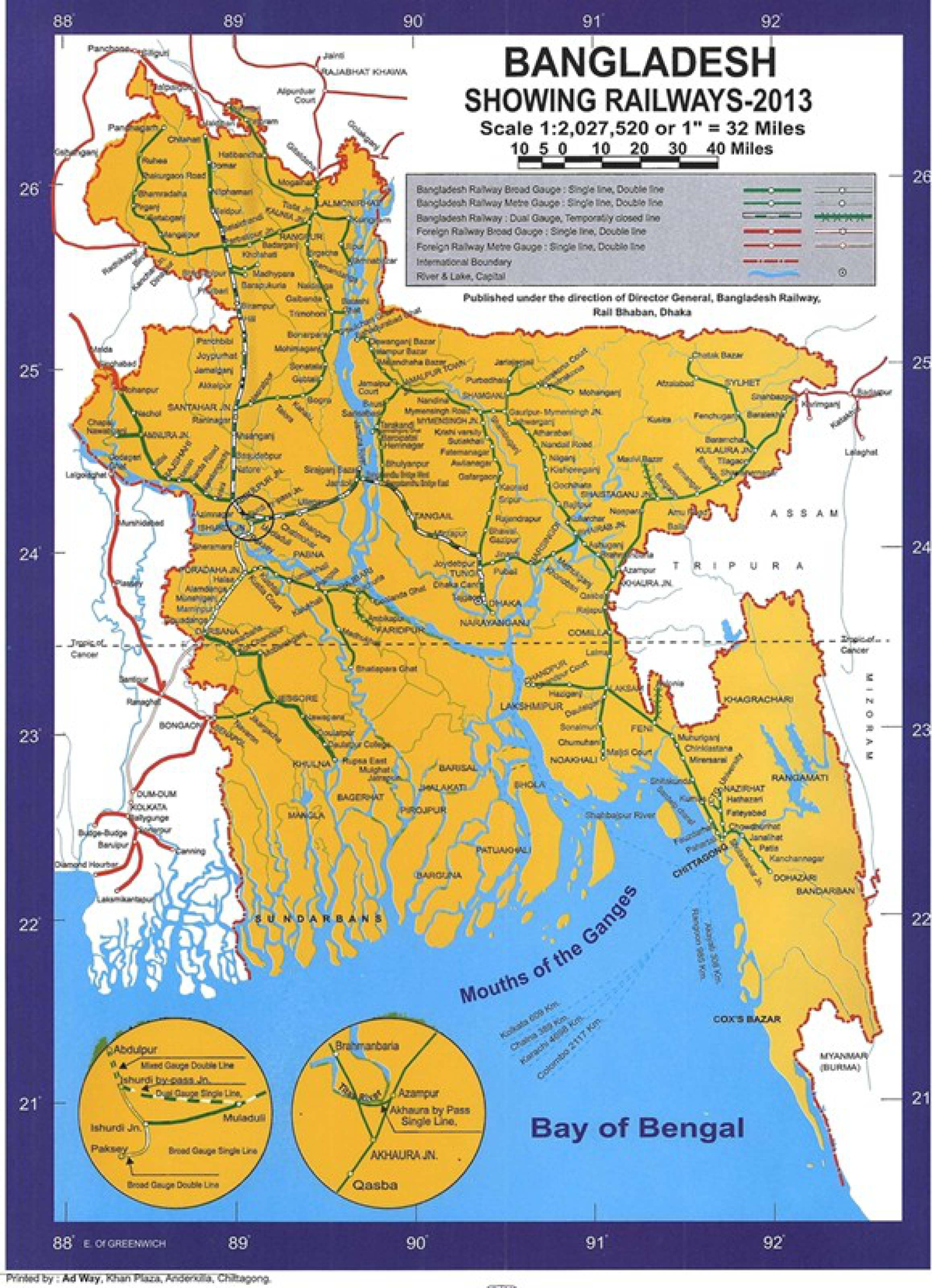 Bangladesh Railway Map 4K: Detailed Overview and Routes - Studocu