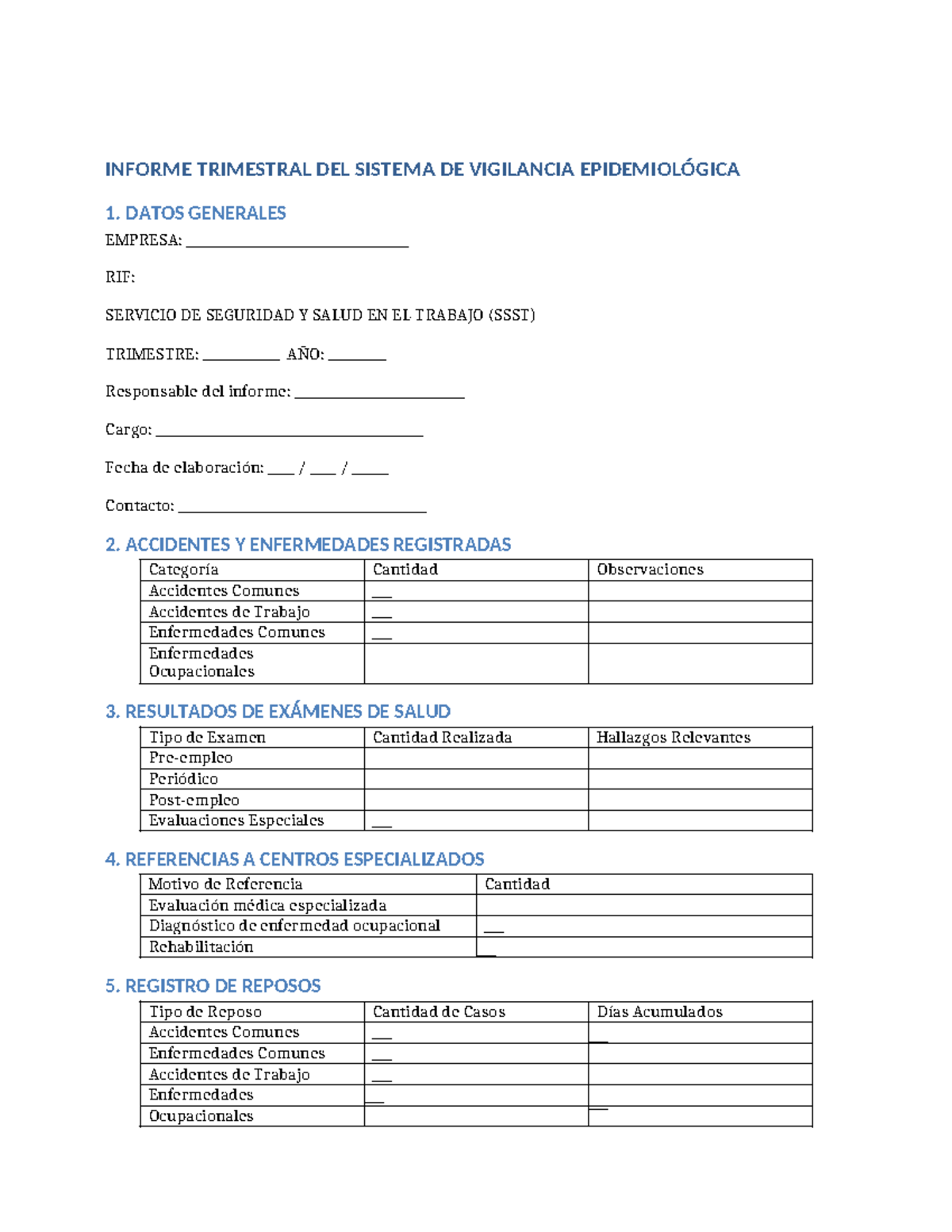 Informe Trimestral de Vigilancia Epidemiológica 2023 - Studocu