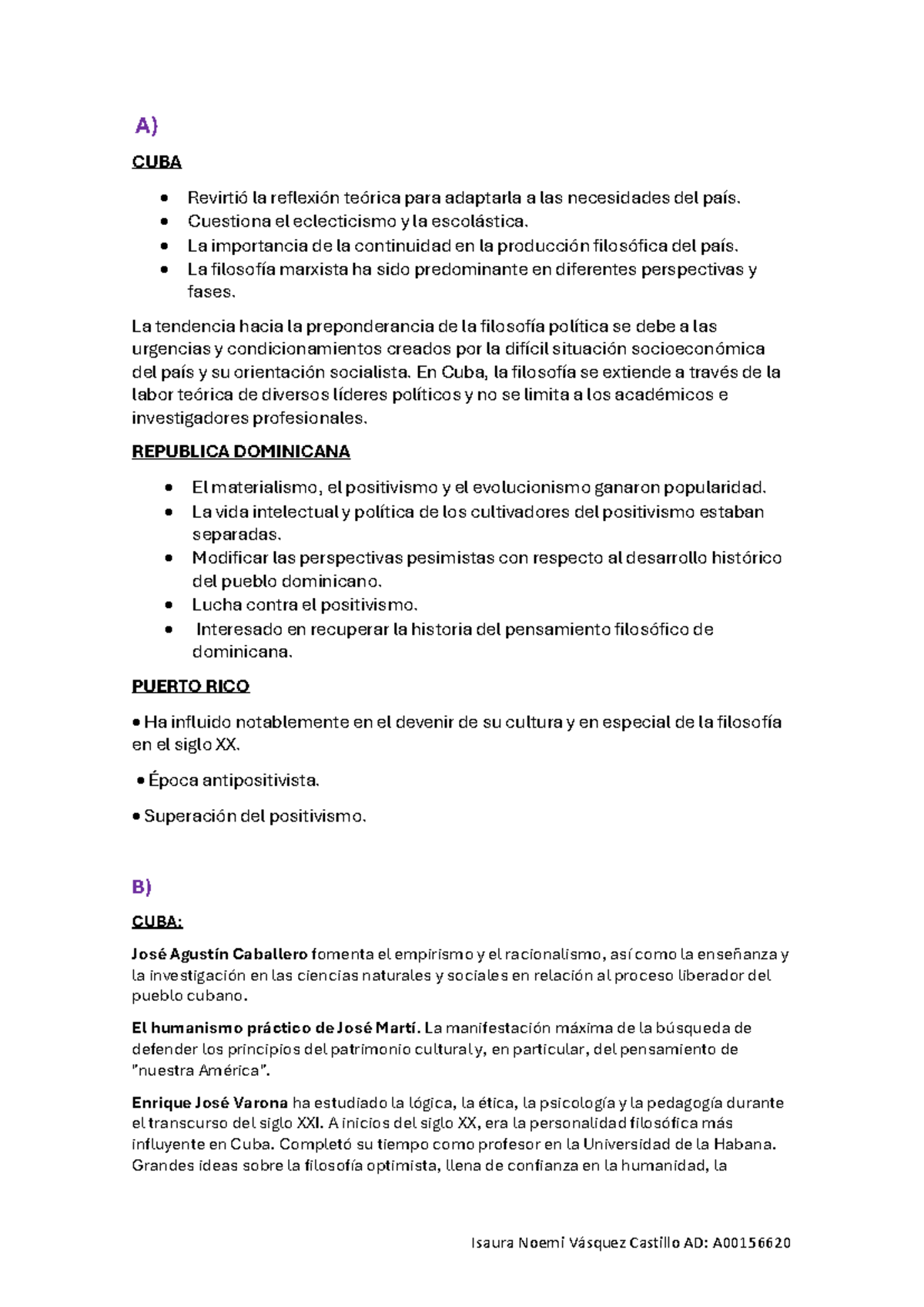Desarrollo de la Filosofía en Cuba, RD y PR: Contexto y Perspectivas ...