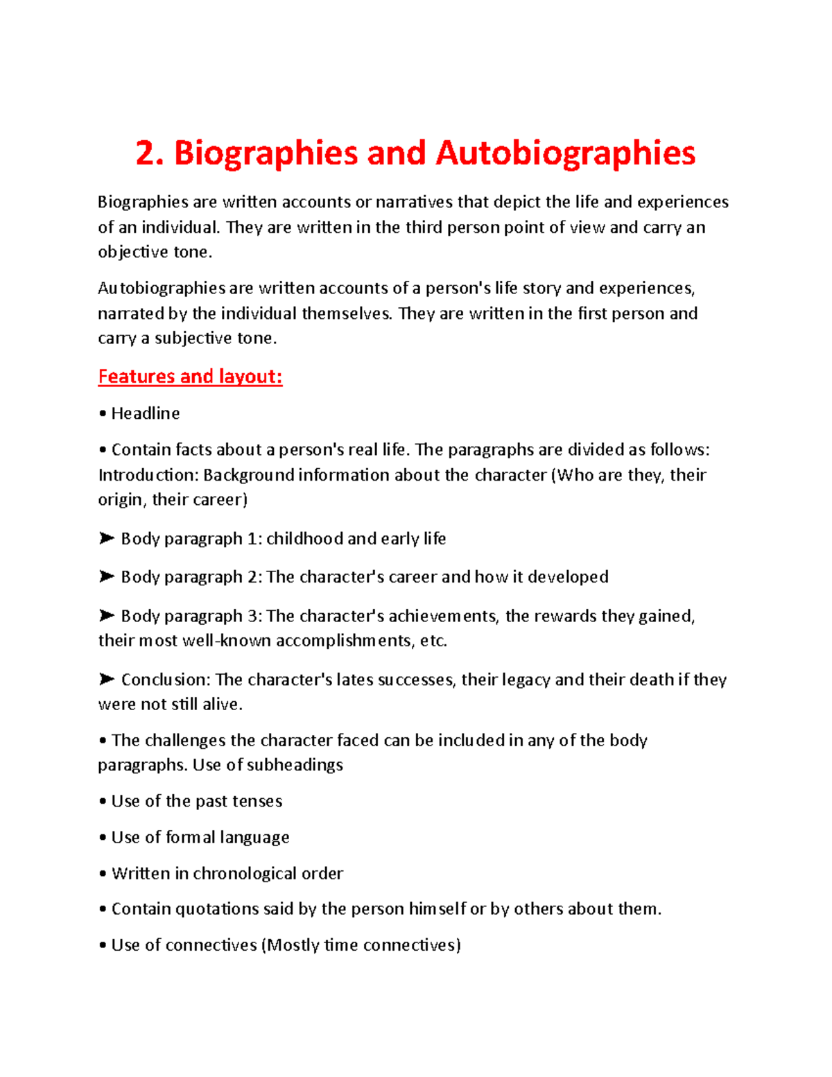 Biography-Autobiography - 2. Biographies and Autobiographies ...