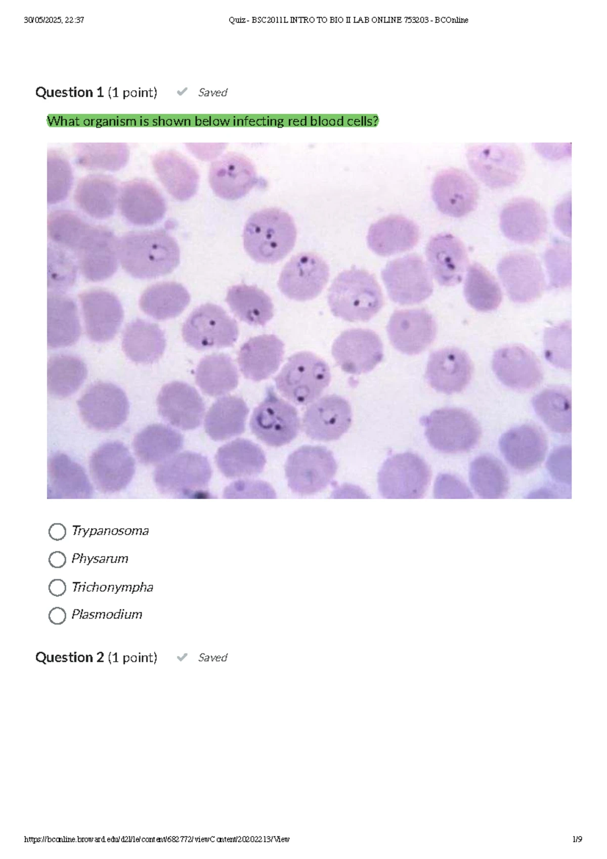 Module 2 Lab Report nn - Lab Report 2 BSC2011L Evolution Record your ...