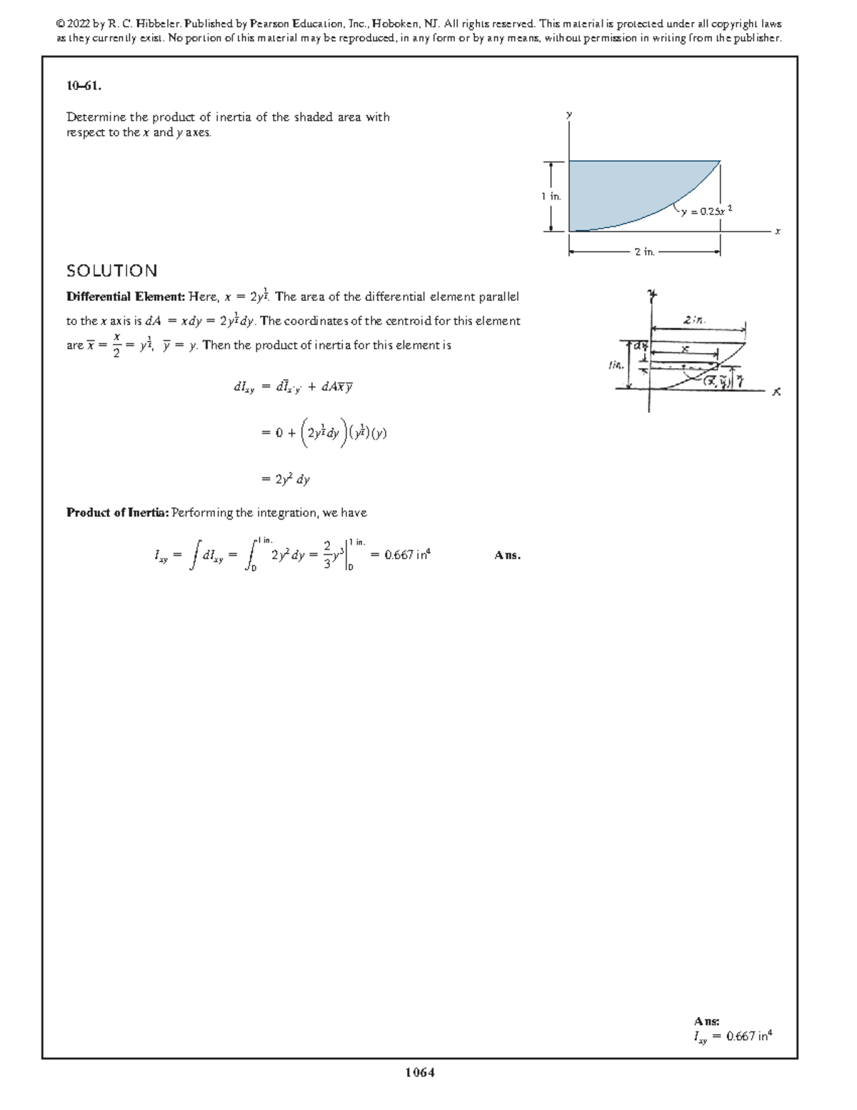 SWK 15th Ed Solution Manual - Product of Inertia Calculation - Studocu