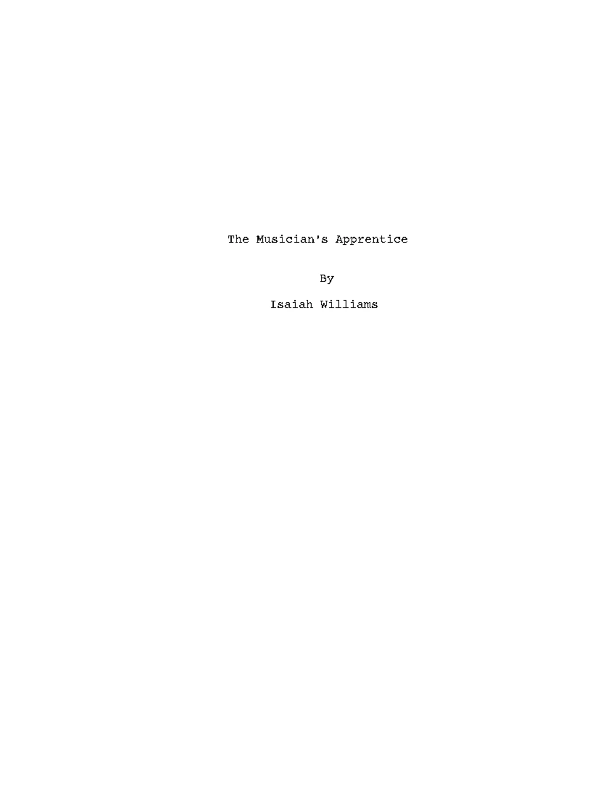 Script My Project - Creative Script for Music Collaboration - Studocu