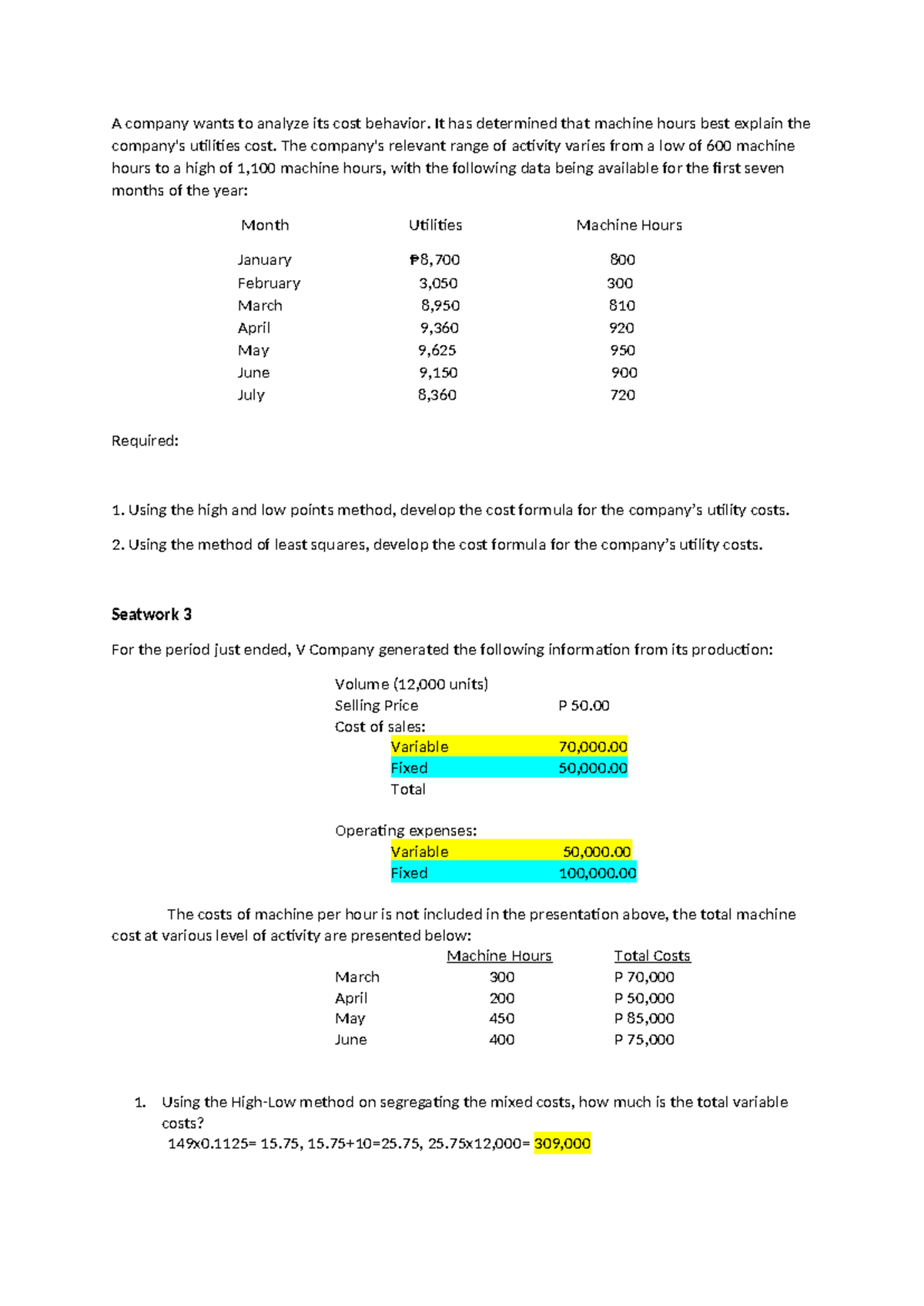 Cost Behavior Analysis: Understanding Fixed and Variable Costs in V ...