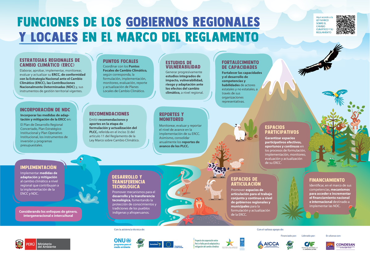 6. Infografía sobre funciones de los gobiernos regionales y locales en ...