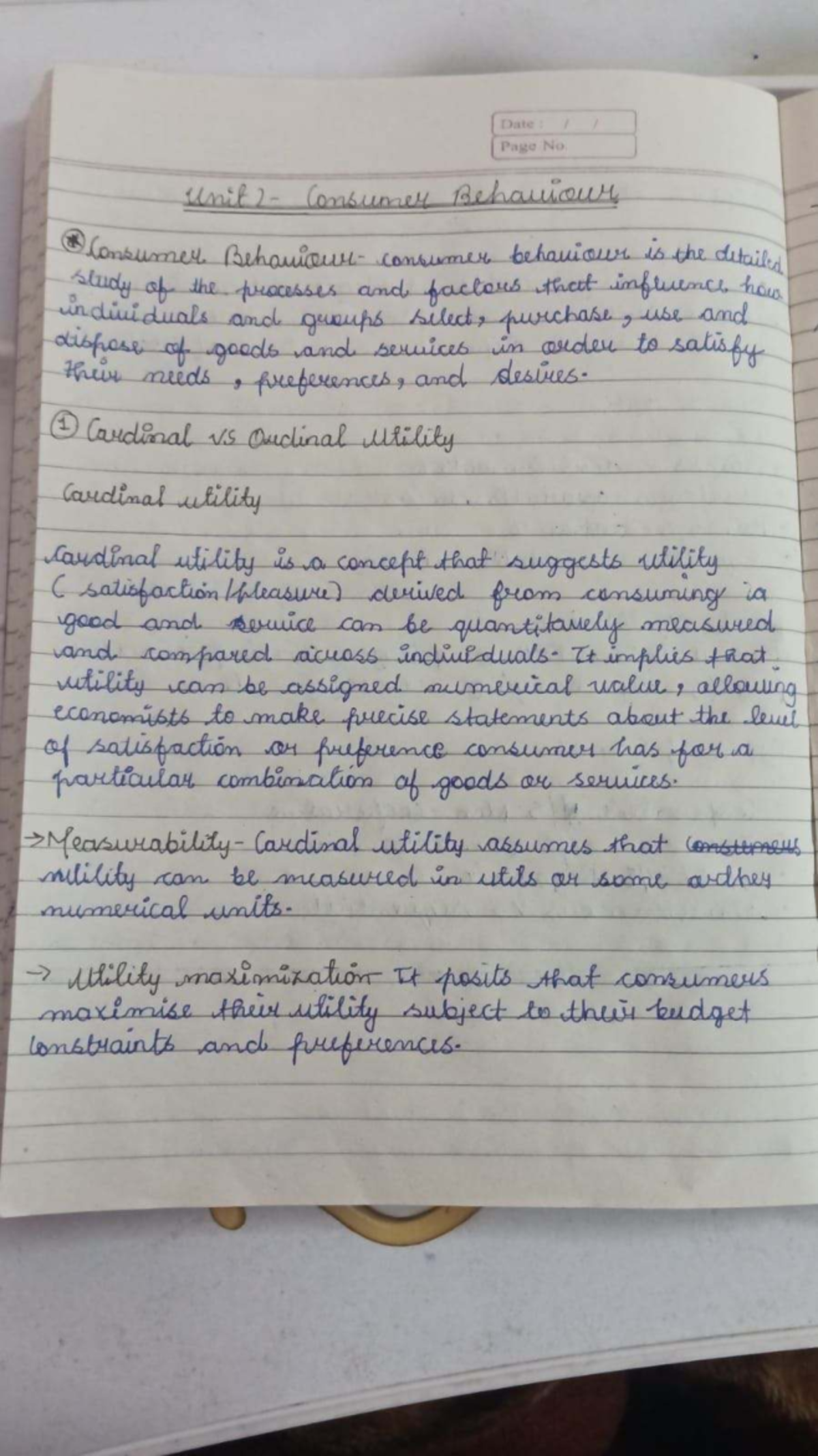 Unit 2 - Consumer Behaviour in Management Accounting - Studocu