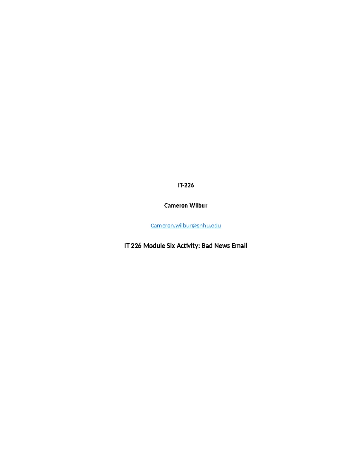 IT-226 Week 4 Activity: Blog Post Revision Guide - Studocu