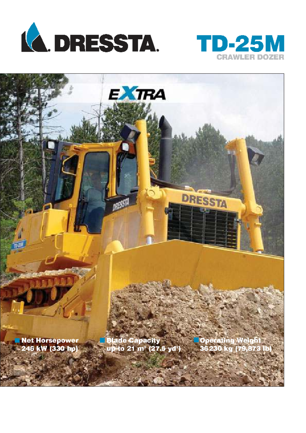 TD-25M Crawler Dozer Specifications and Features Overview - Studocu