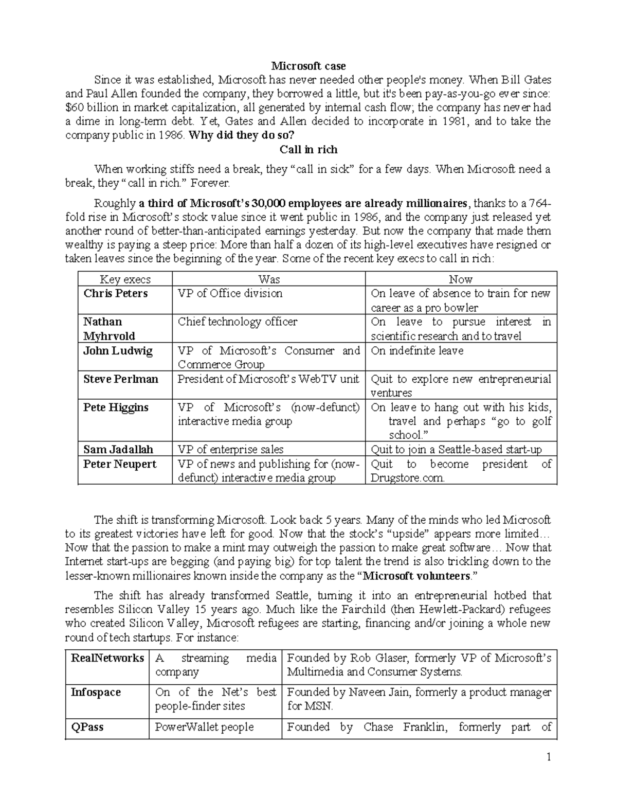 Microsoft story 2 - Quản trị - Microsoft case Since it was established ...