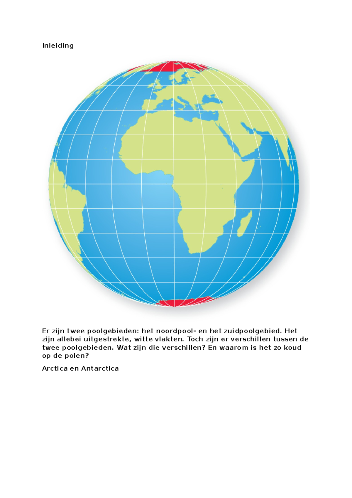 Klimaatverandering en Geopolitiek in de Poolgebieden: Noord- en ...