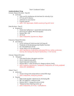 Pharm 101: Final Exam Study Guide on Medications and Their Effects ...