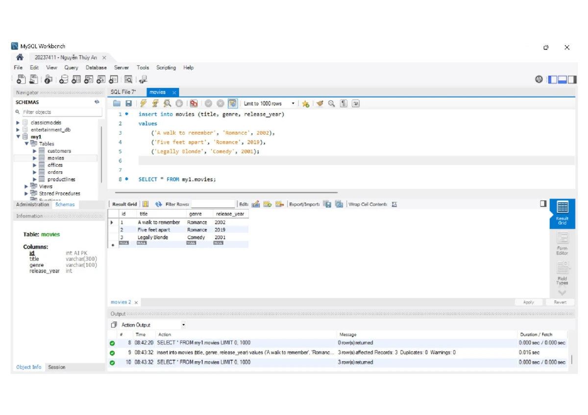 Doc1 - àasfafa - D Q Limit to rows 1 use 2 select officeCode, COUNT ...