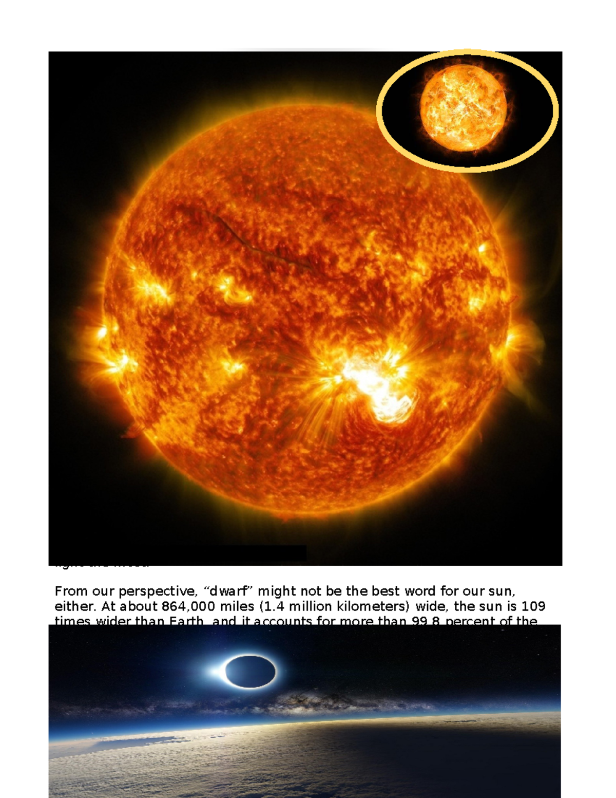 Key Characteristics of the Sun: Formation, Structure, and Behavior ...