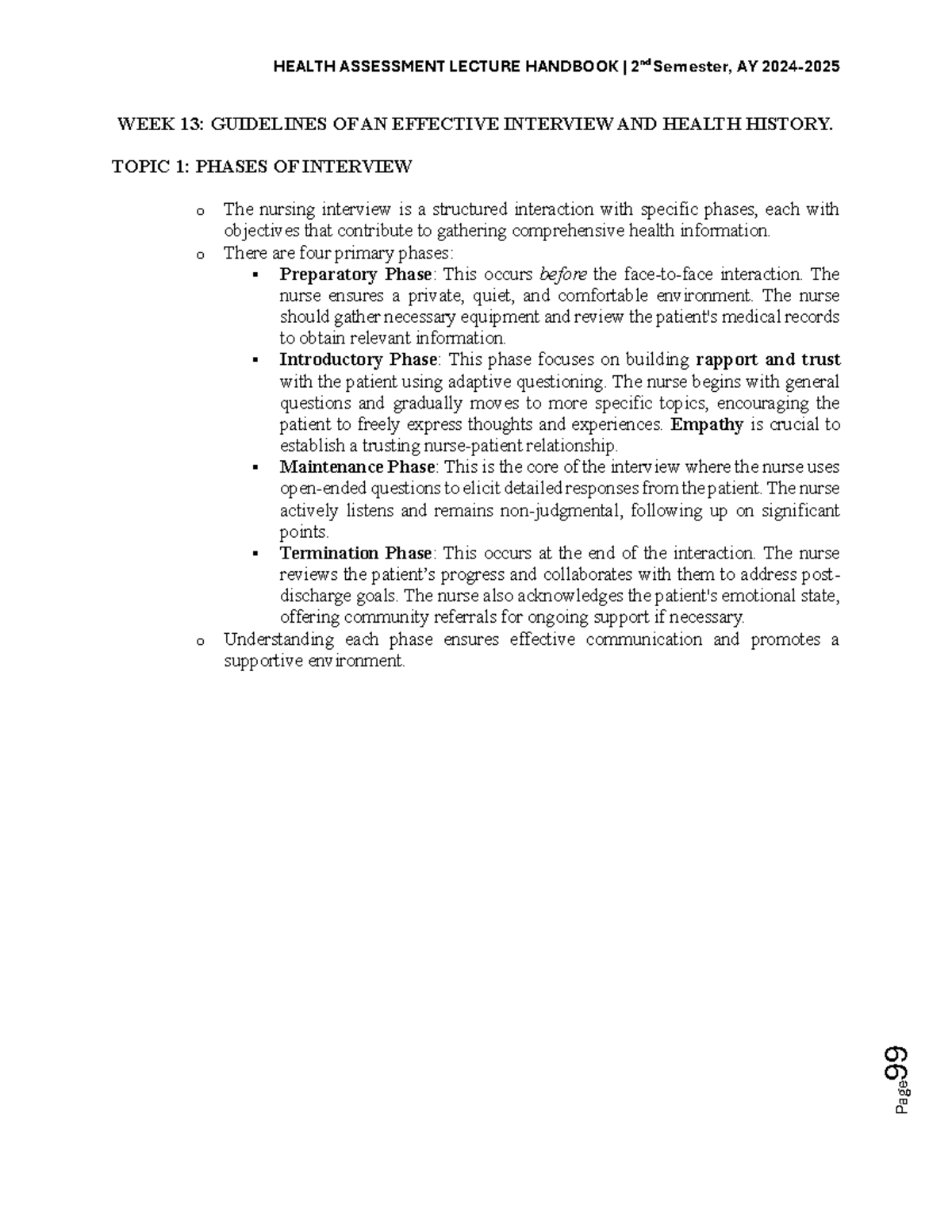 Effective Interview Techniques & Health History: Health Assessment 2nd ...