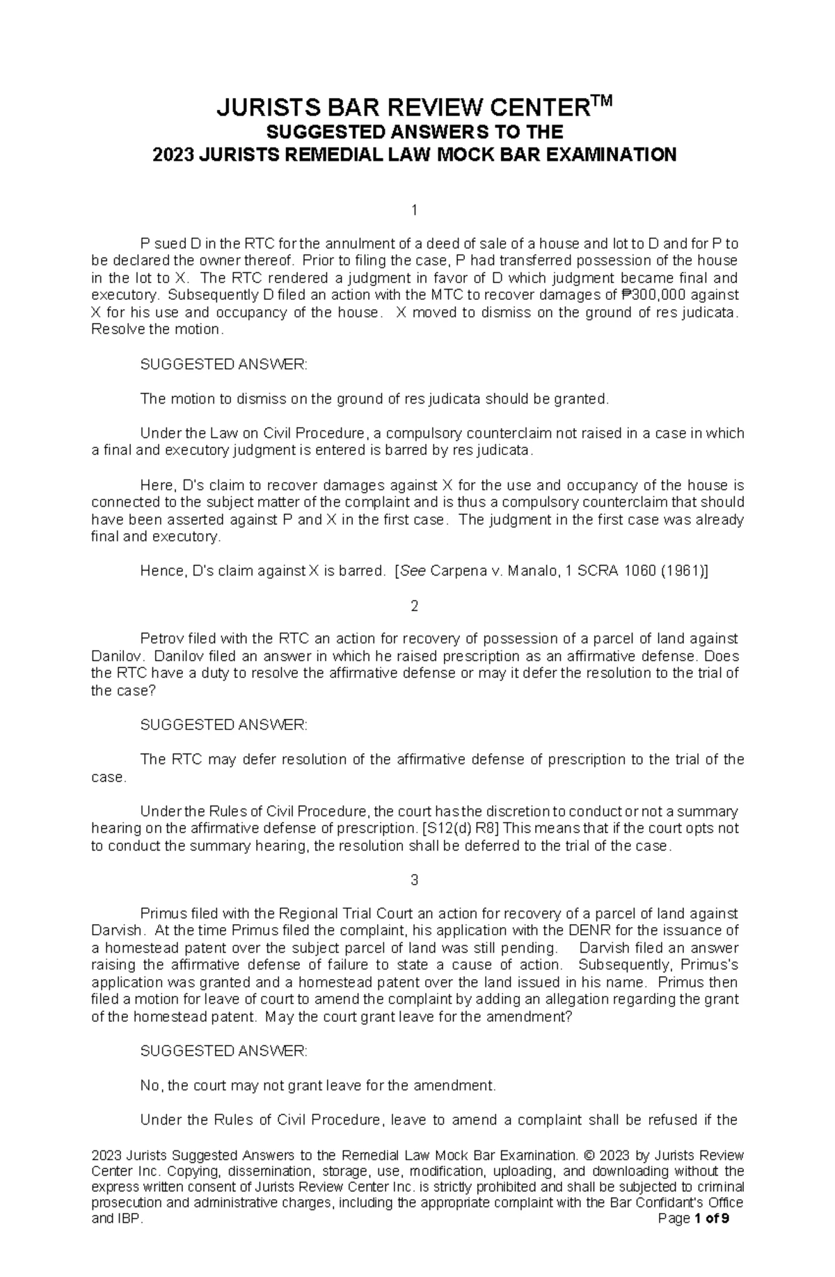Sample Judicial Affidavit Rule Summary Procedure Lim Lim, 214163