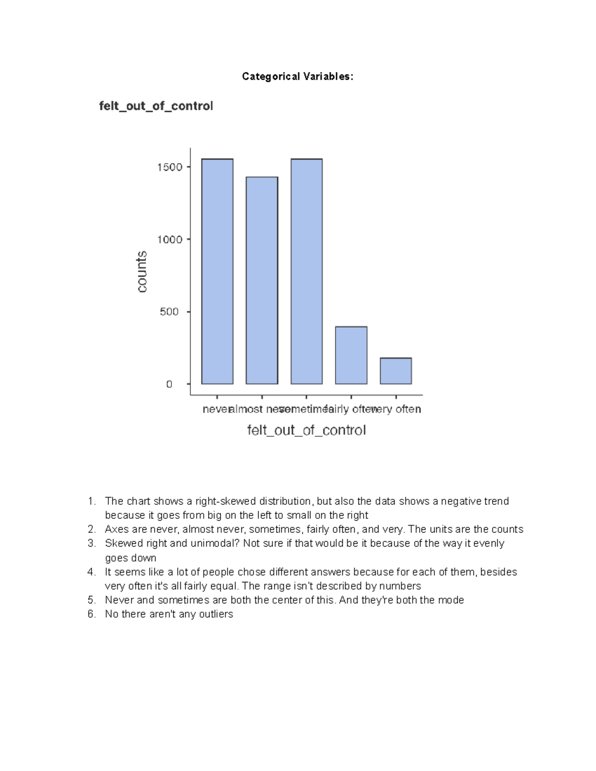 Lab assignment 6 - analysis of categorical variables and trends - Studocu