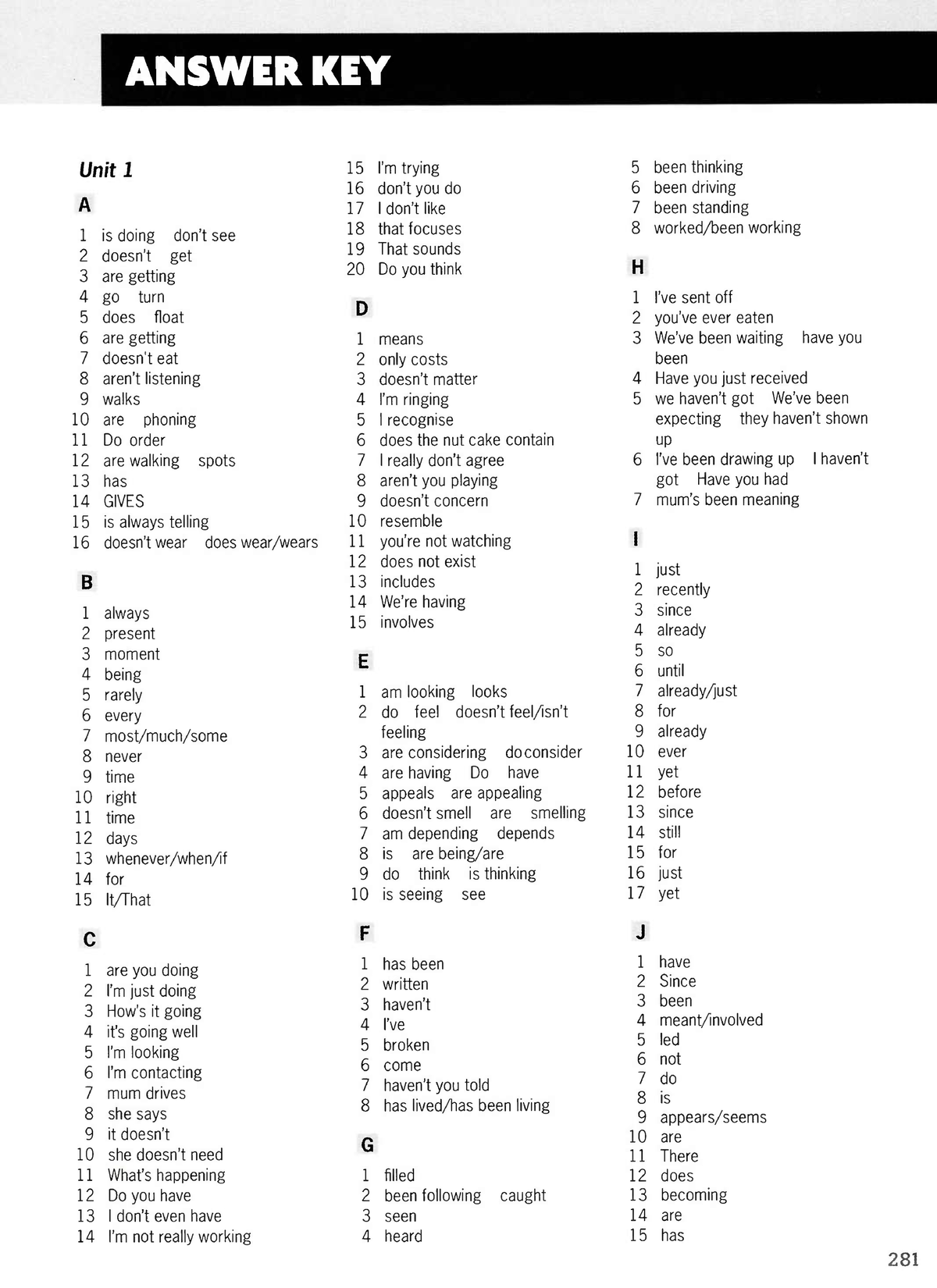 C1 C2 Answer Keys - Comprehensive Unit Solutions and Guidance - Studocu