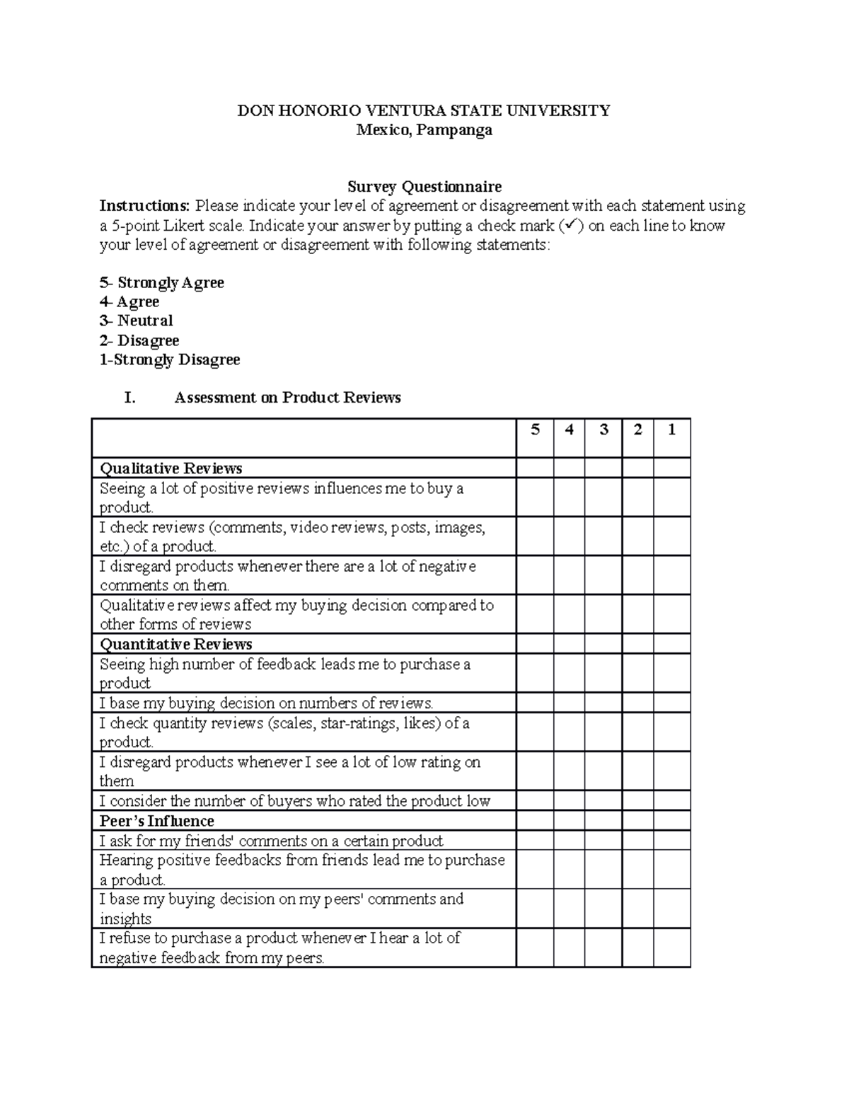 SQ - Survey Questionnaire on Consumer Buying Behavior - Studocu