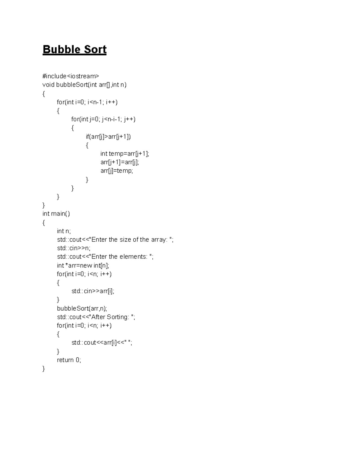 UNIT 1 2 3 Programs: Analyzing Sorting Algorithms and More - Studocu